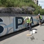 Richard Walker and Ian Grant washing 'Spa'