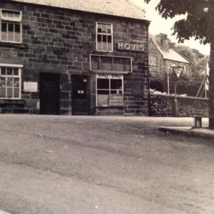 In 1968 Ashton's Tree - with Ashton's Bakery. Just before road widened and Bakery demolished. Posted on Old Matlock by John Lomas